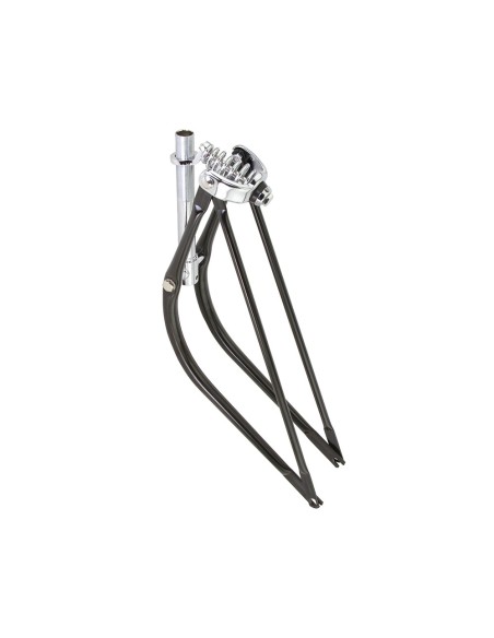 26 Lowrider Bent Spring Fork 1 Inch Black/Chrome.